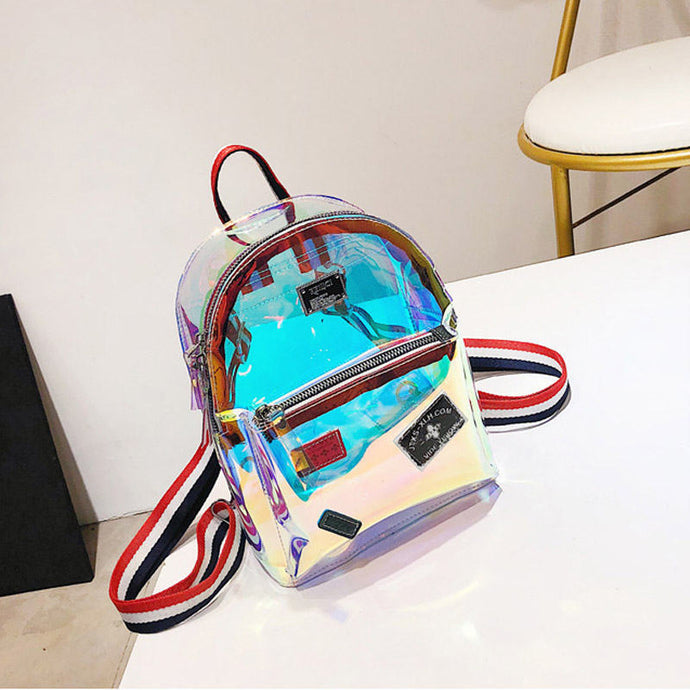 Small Laser Clear Backpack